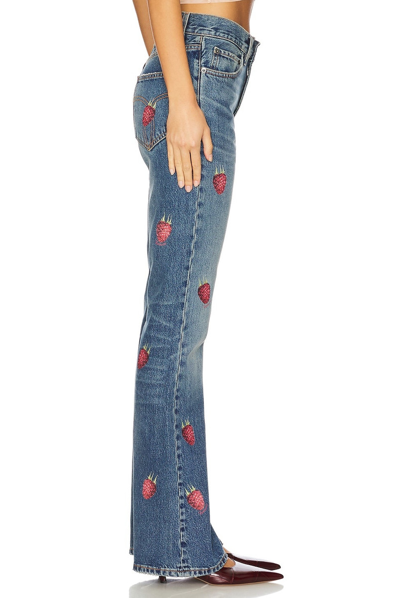 FIORUCCI Raspberry Print Flare outlook