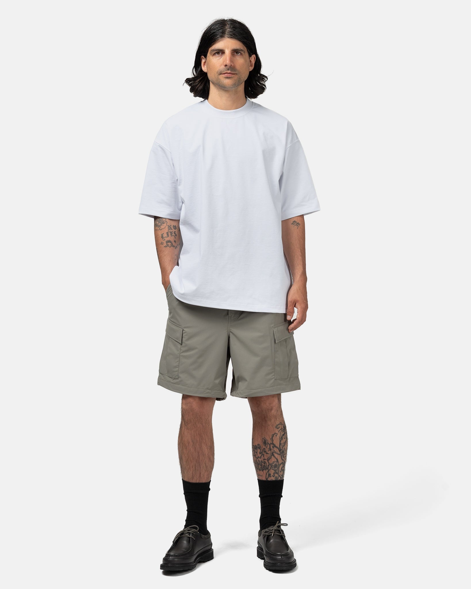 Tech Drawstring S/S Tee White - 2