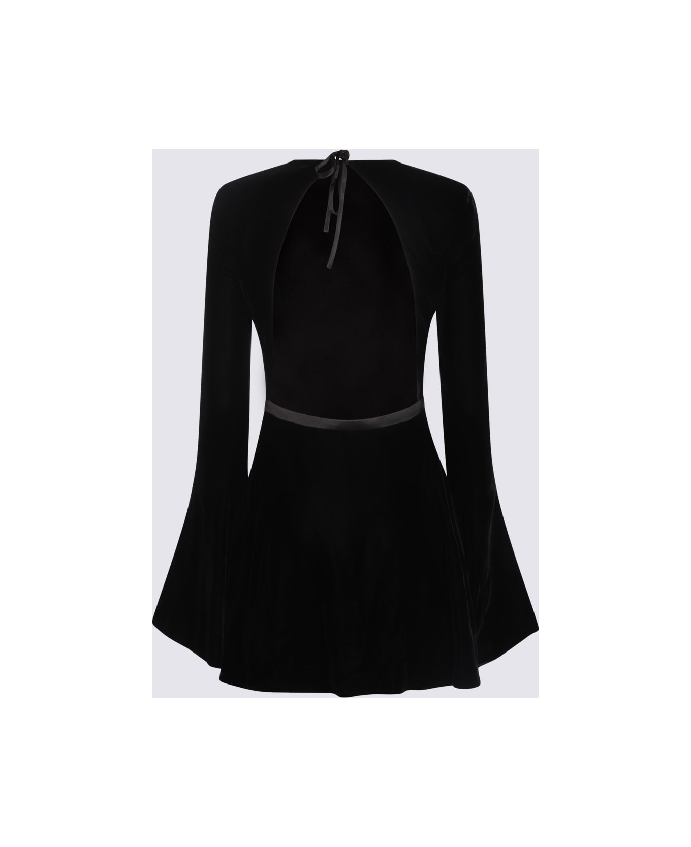 SAINT LAURENT Black Mini Dress | italist | REVERSIBLE