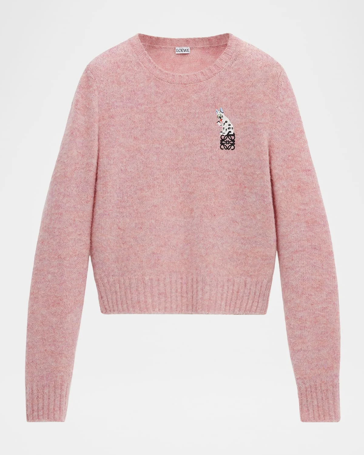 x Louis Wain Futuristic Cat Embroidered Sweater - 1