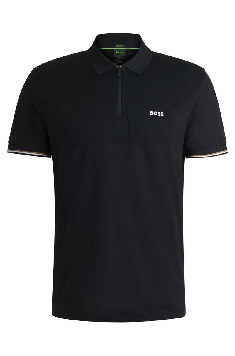 STRUCTURED-COTTON POLO SHIRT 와 ZIP NECK 1