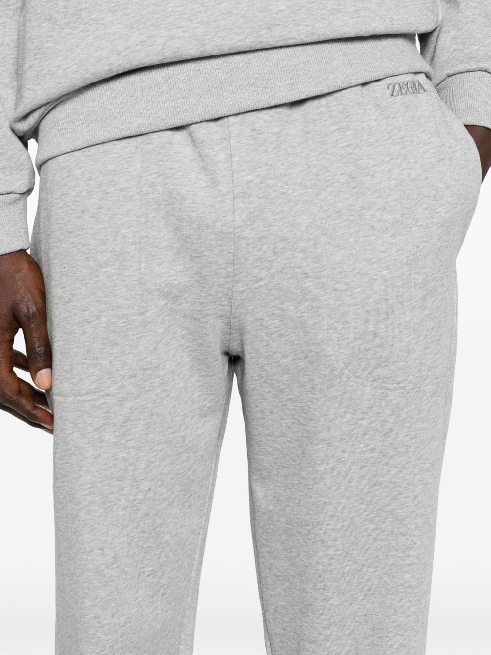 logo-embroidered track pants - 5