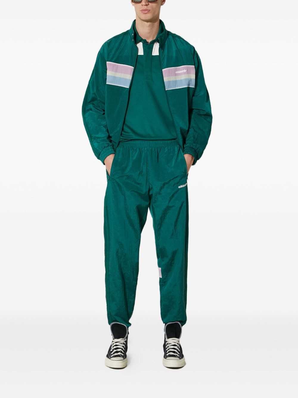 logo-embroidered track pants - 2