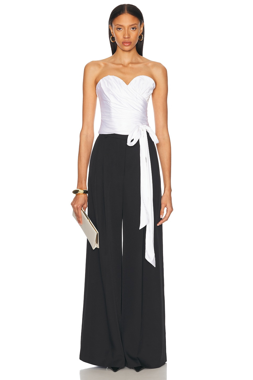 Satin Strapless Top - 4