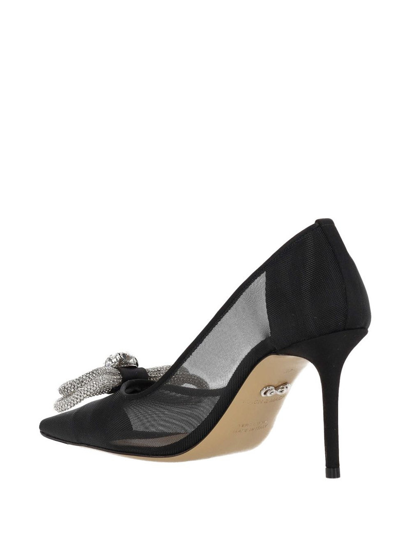 bow embellished heeled sandals 4