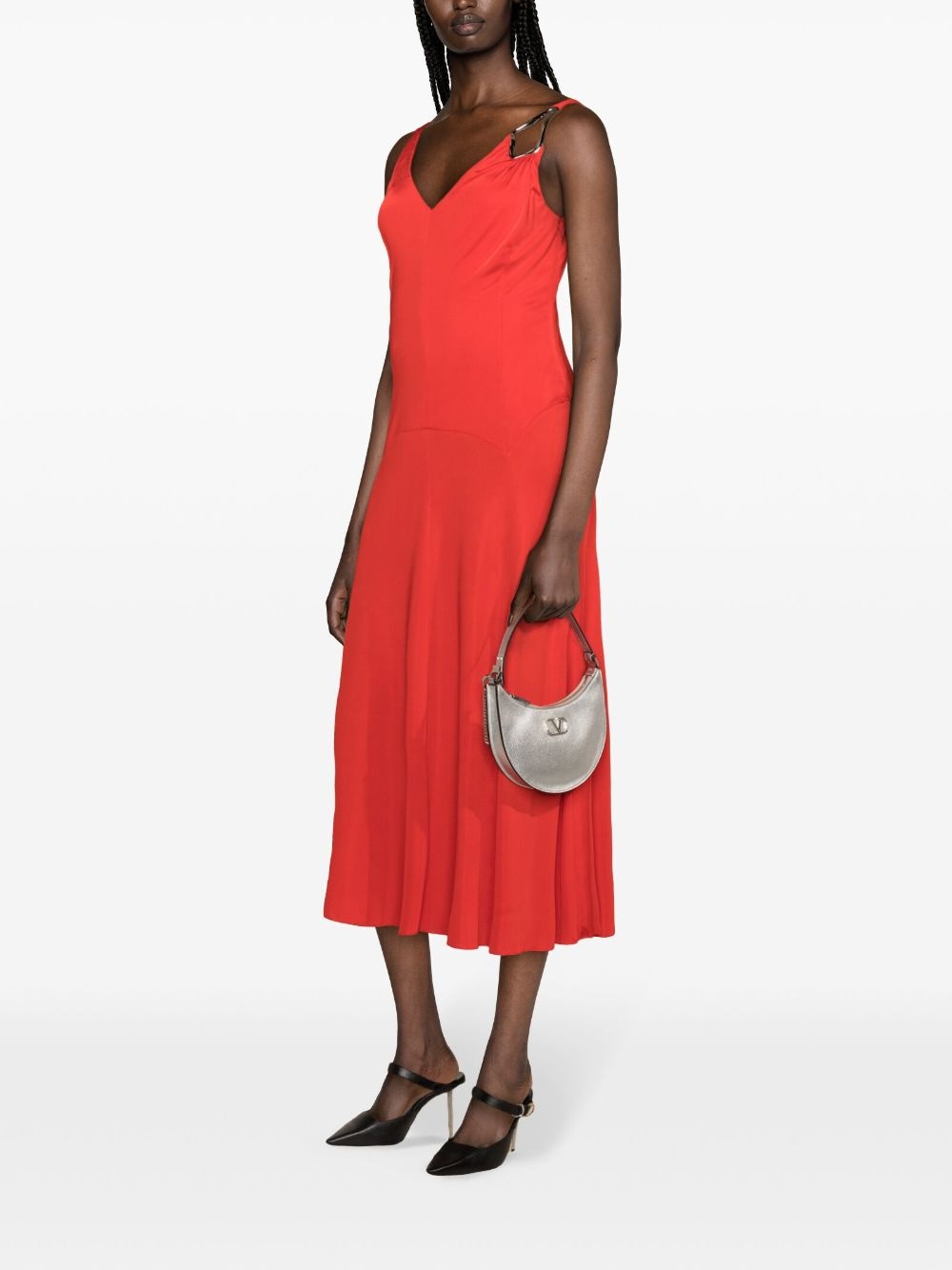appliquÃ©-detail midi dress - 3