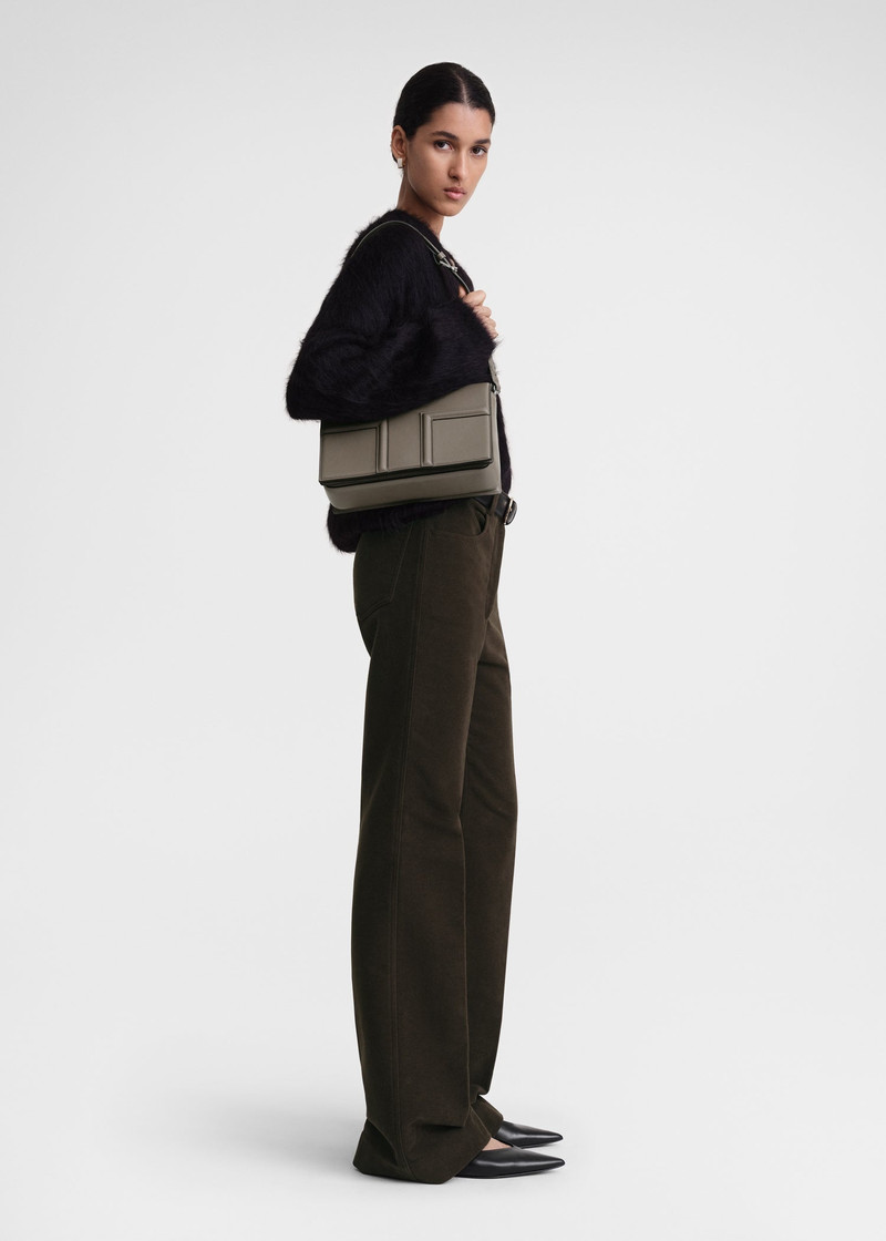 Totême T-Flap bag taupe outlook