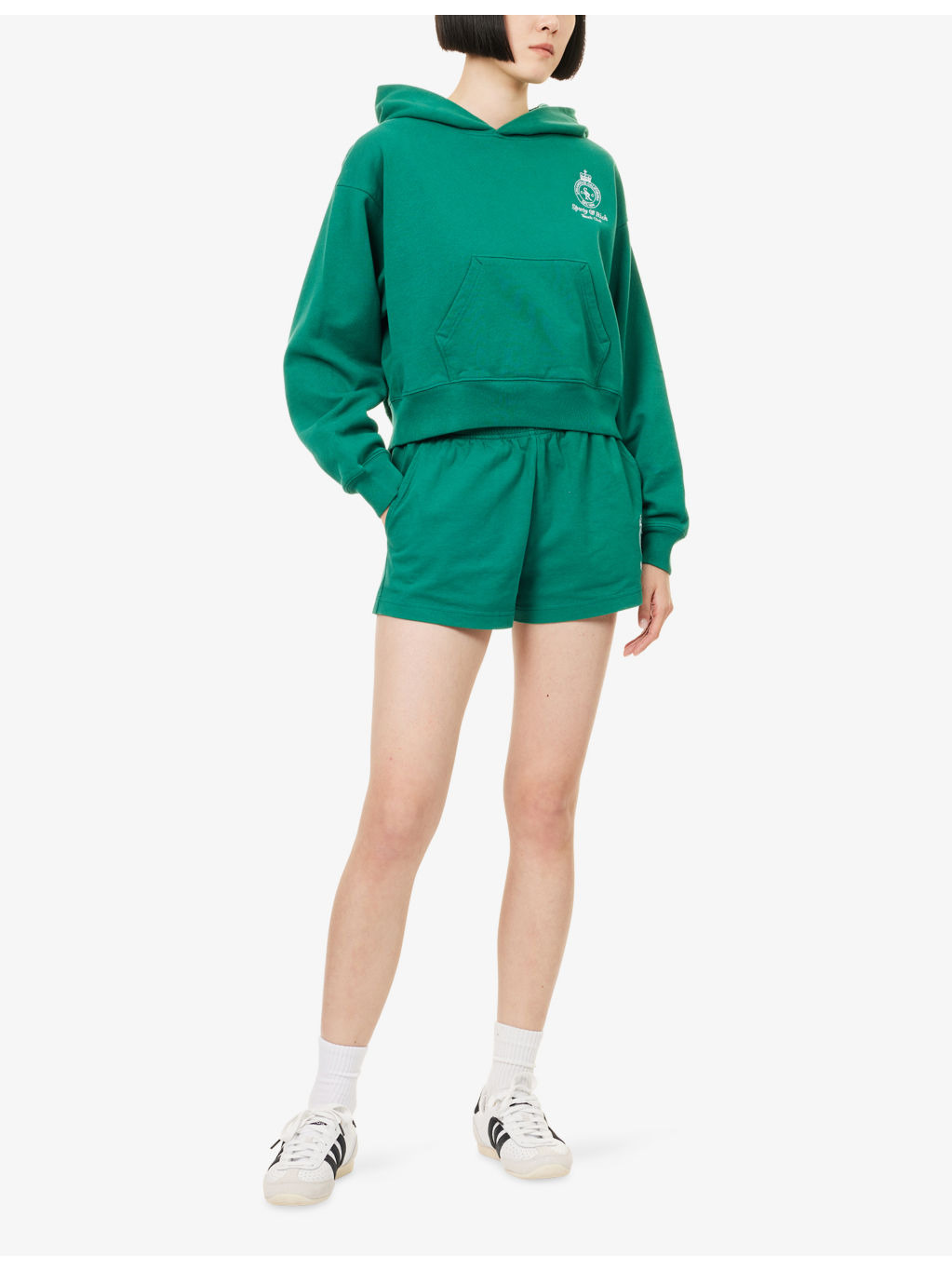 Tennis Logo-Embroidered Cotton-Jersey Hoody - 2