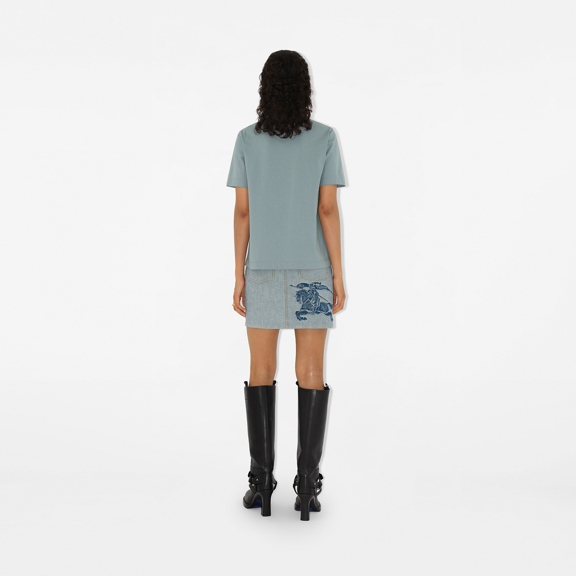 Burberry Paisley Logo Cotton T-shirt | REVERSIBLE
