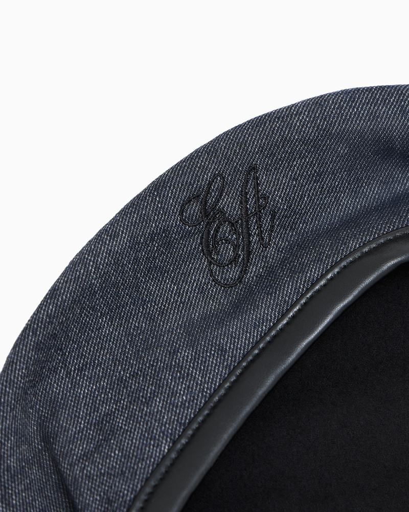 WOOL-BLEND BERET WITH DENIM EFFECT SIGNATURE CAPSULE 3
