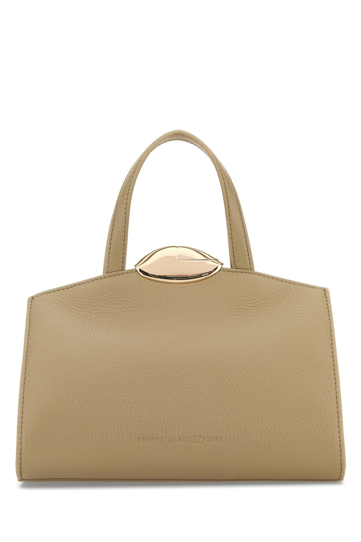 Cappuccino leather Serena La Petite handbag - 1
