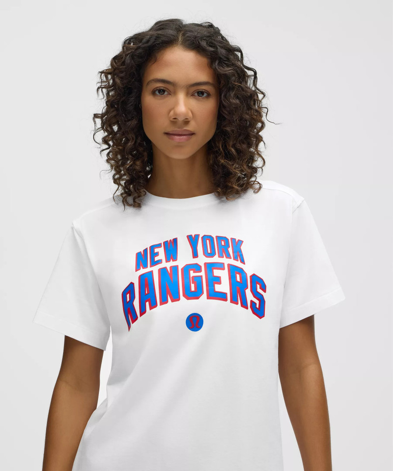 All Yours Organic Cotton Crewneck T-Shirt *New York Rangers 4