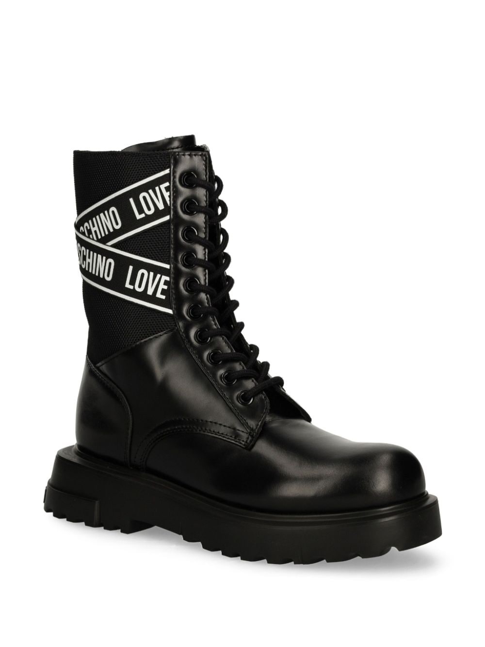 logo-print boots - 2