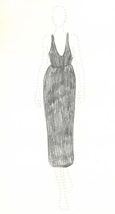 GABRIELA HEARST Girard Dress in Shirred Aloe Linen outlook
