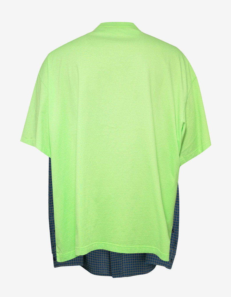 BALENCIAGA Balenciaga Green T-Shirt Shirt - AW18 outlook