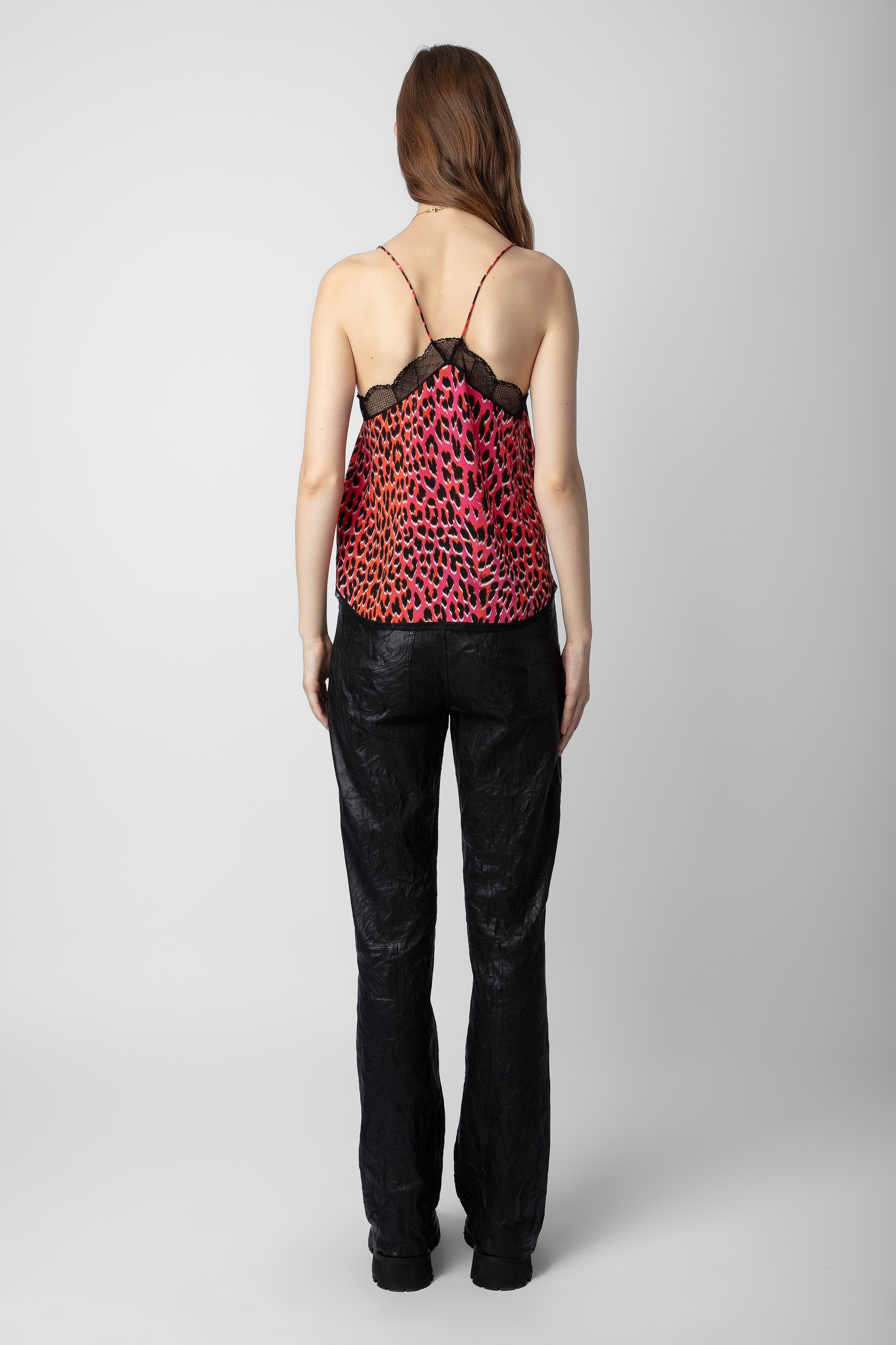 Christy Leopard Silk Camisole - 4