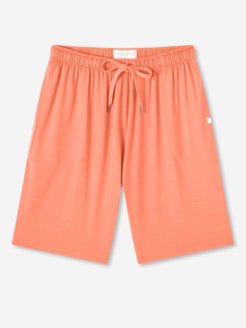 Men's Lounge Shorts Basel Micro Modal Stretch Orange - 1