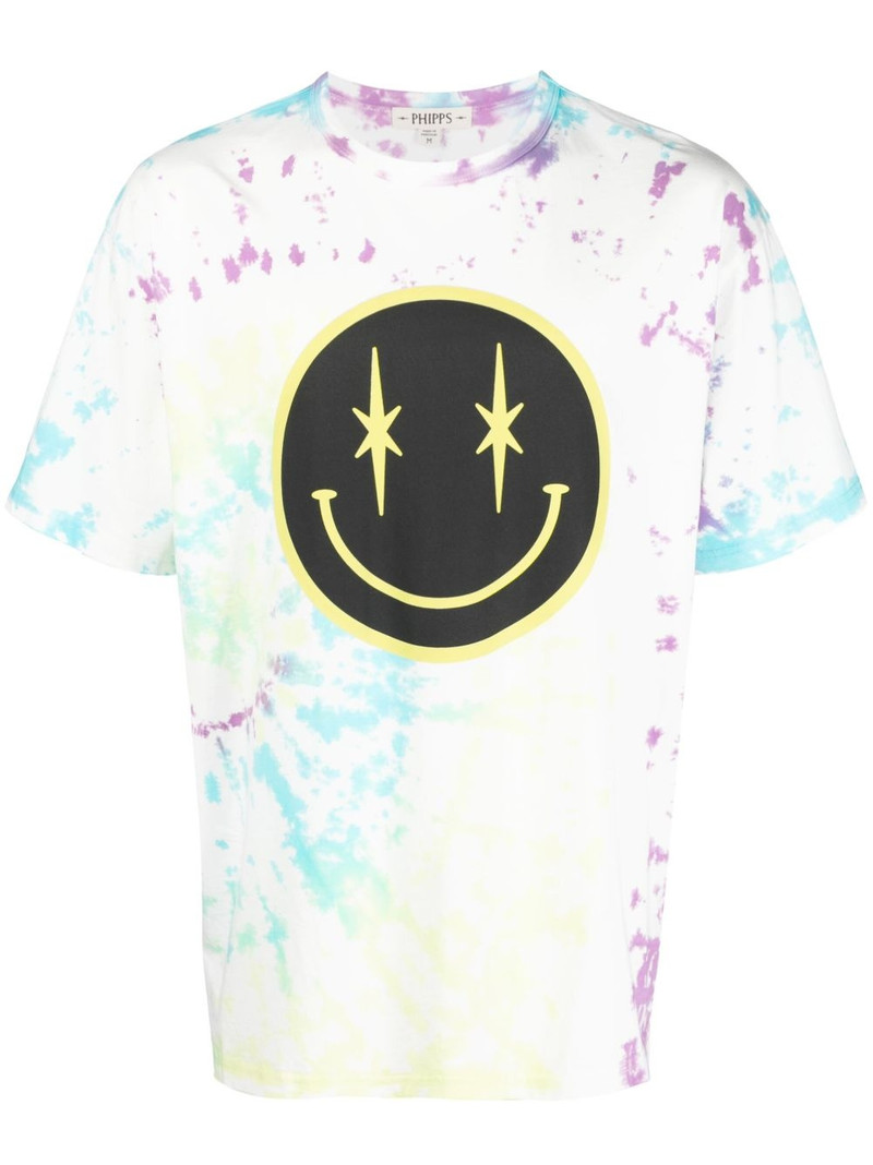 tie-dye cotton T-shirt 1