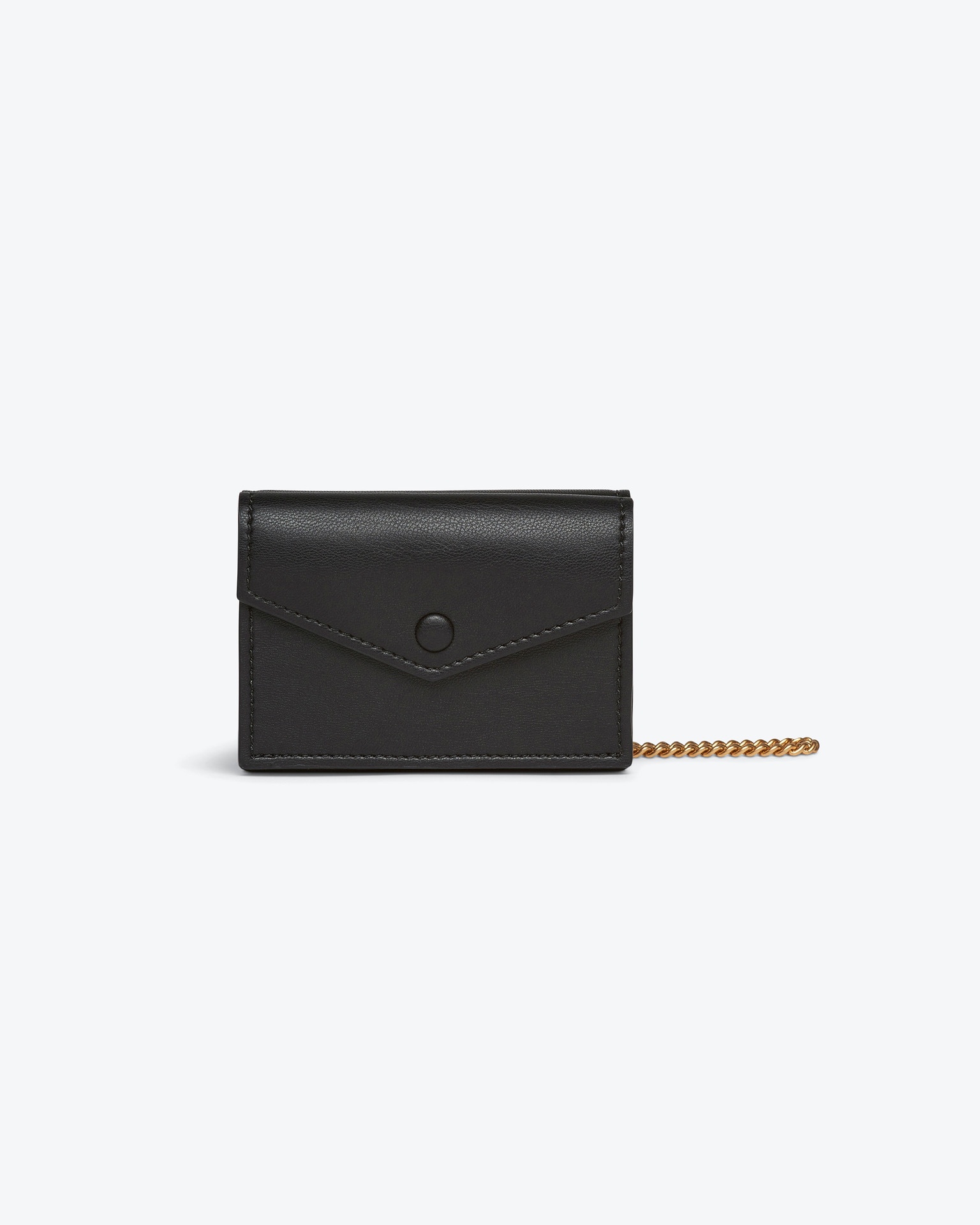 THE CONCERTINA MINI - Card holder with chain - Black - 2