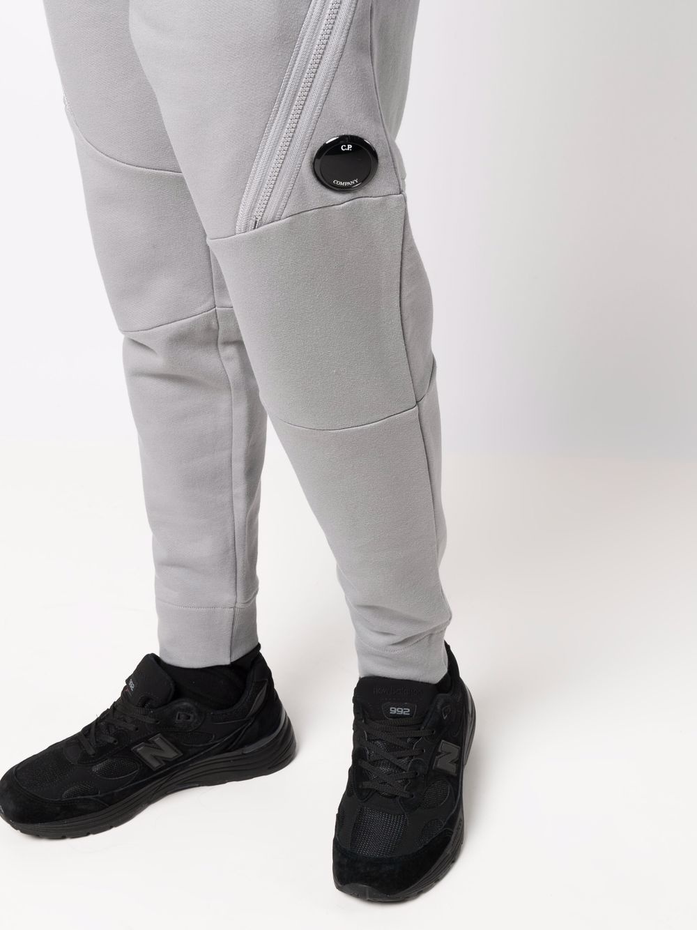 Lens-detail tapered track pants - 5