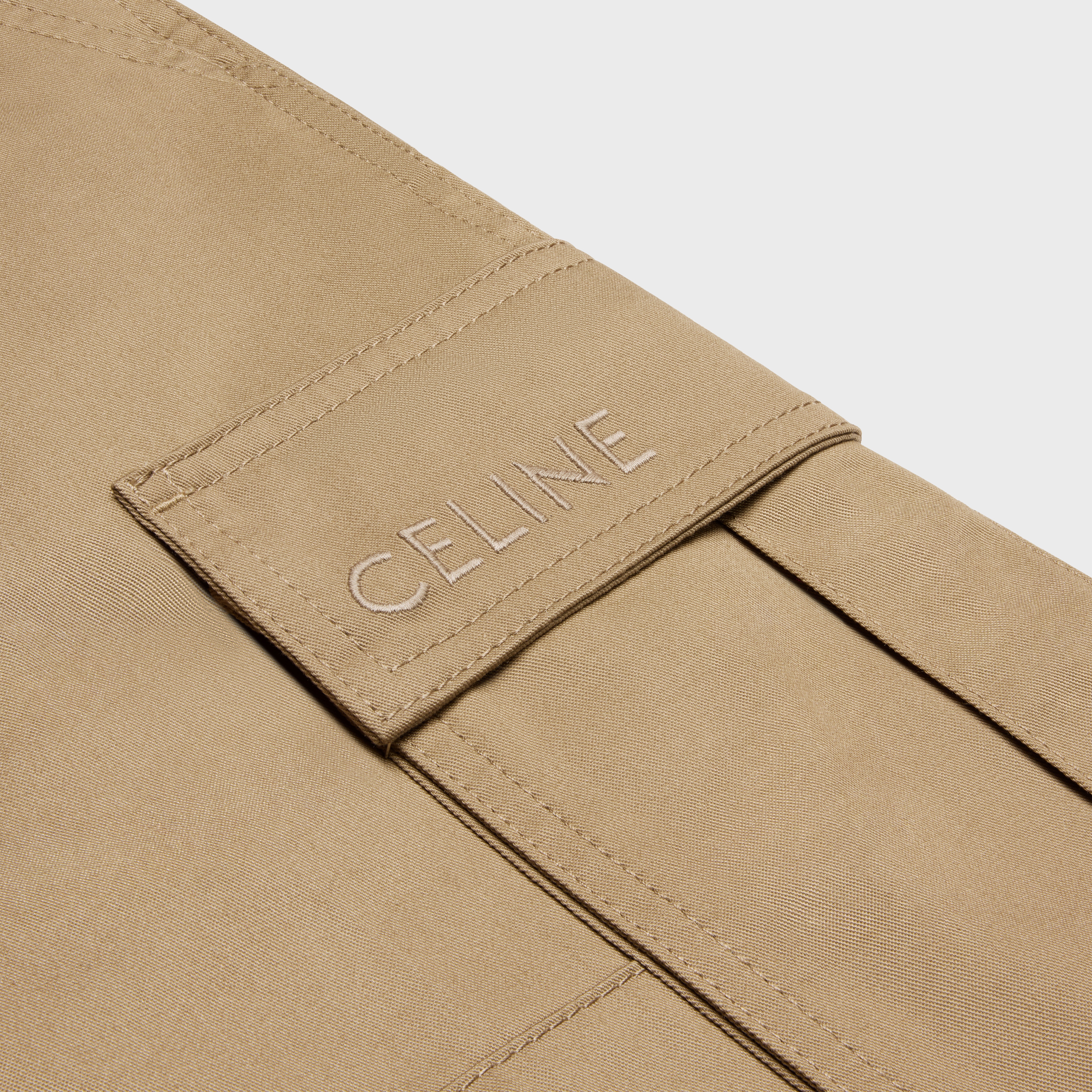 celine cargo pants in technical cotton - 4