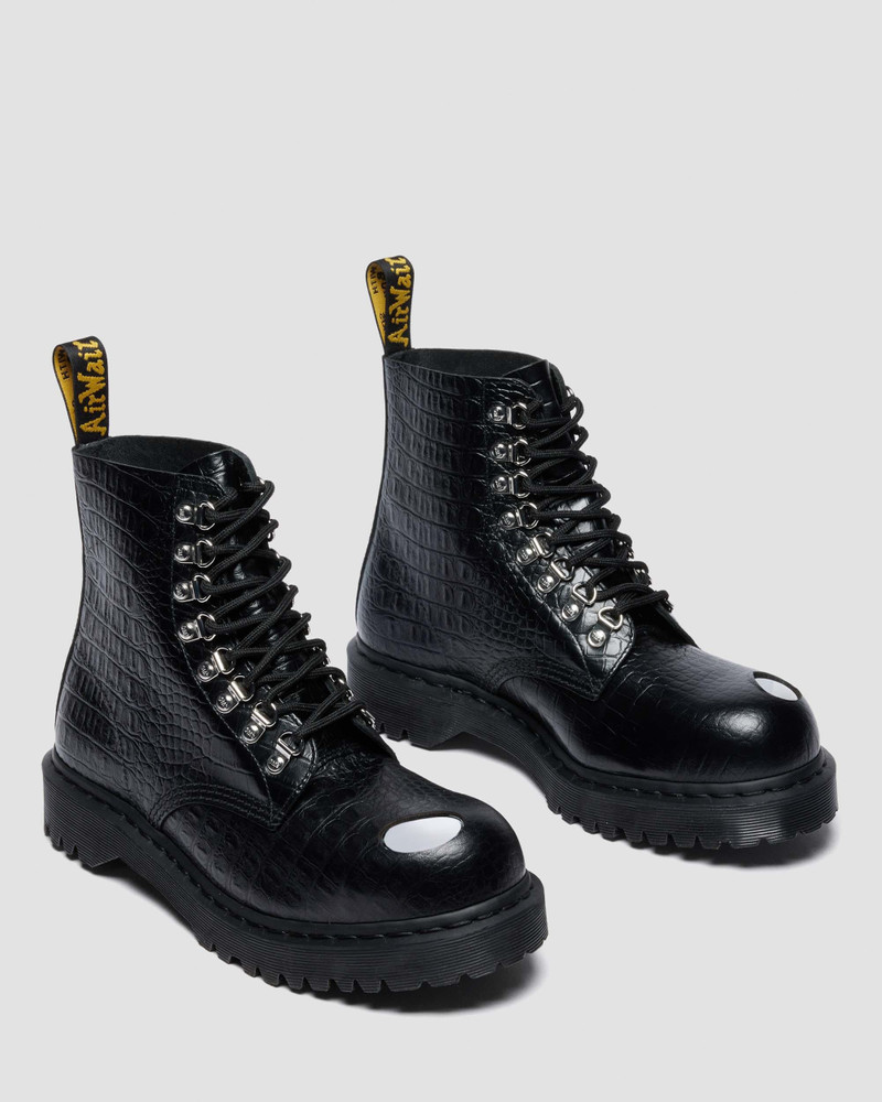 1460 PASCAL BEX Steel Toe Leather Boots 8