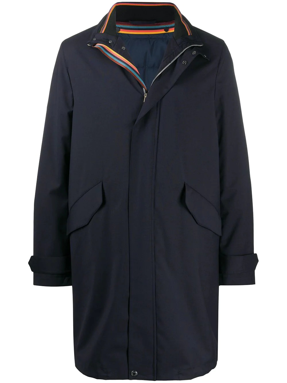 padded-insert parka coat - 1