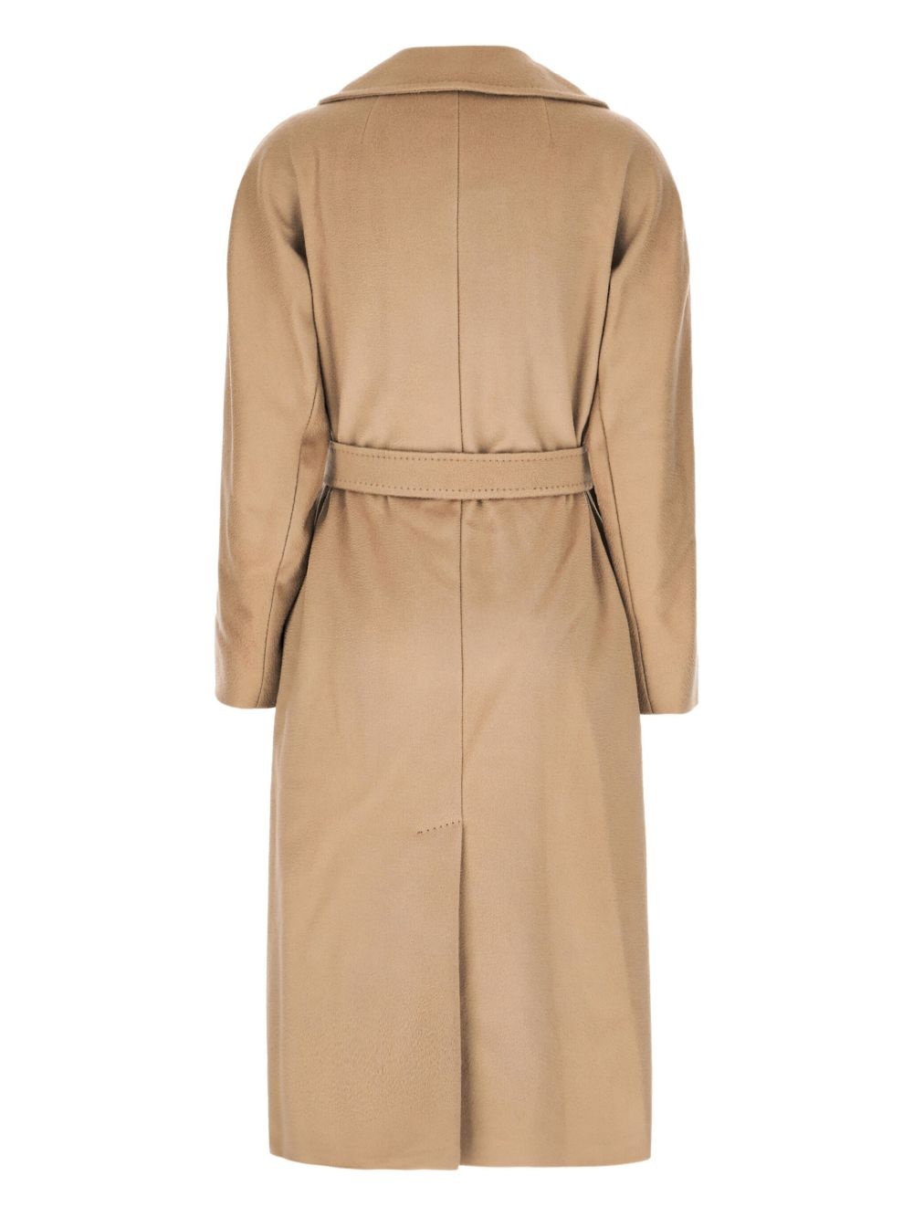 belted wool coat - 2