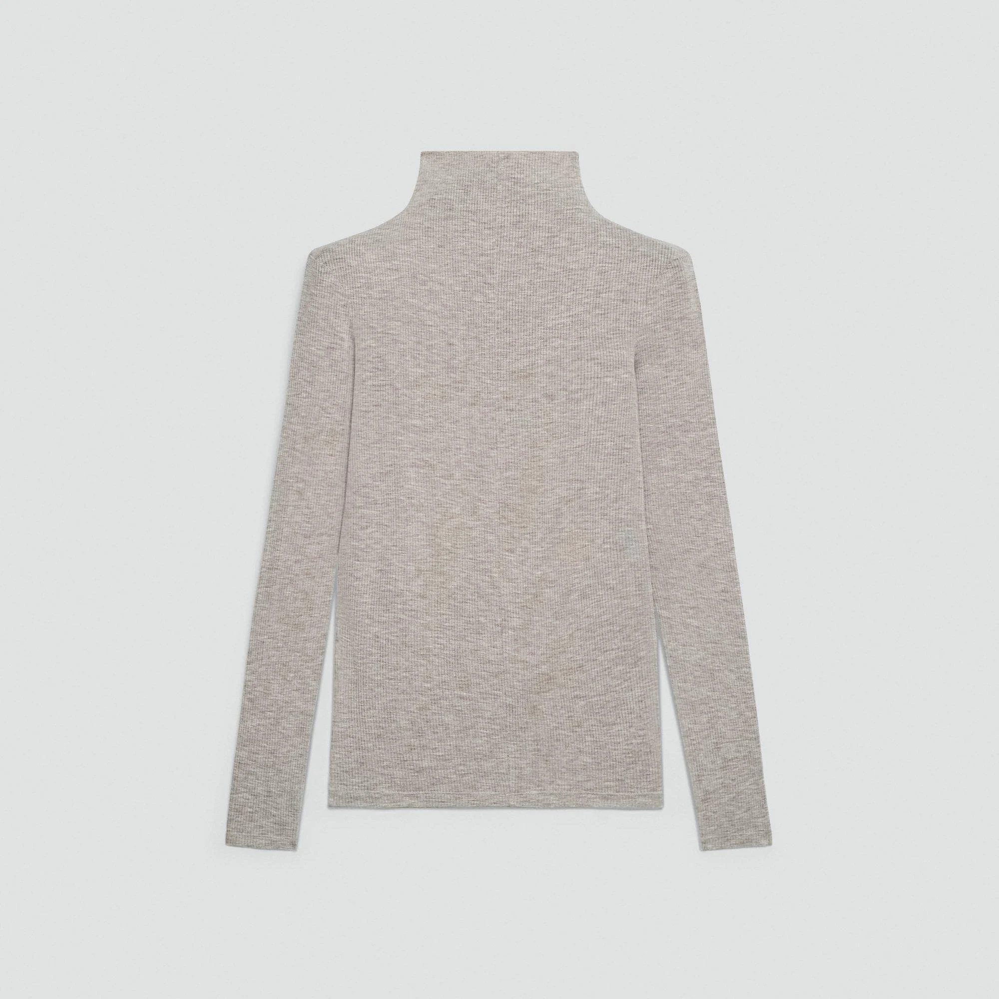 Mock Neck Top in Lounge Rib - 1