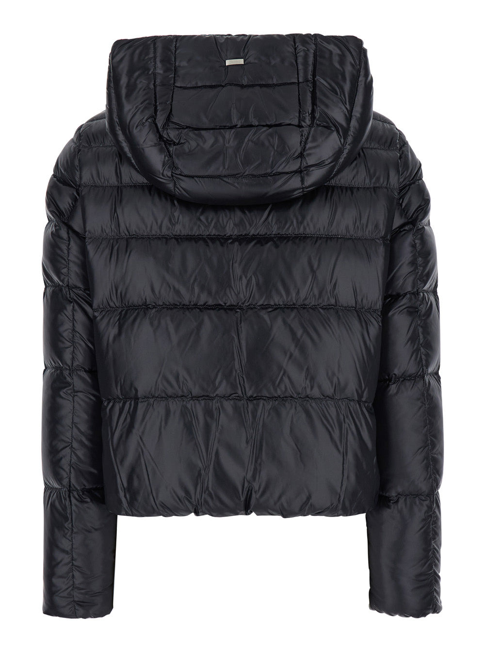 Herno Women Black Hooded Down Jacket In Nylon Woman - 2