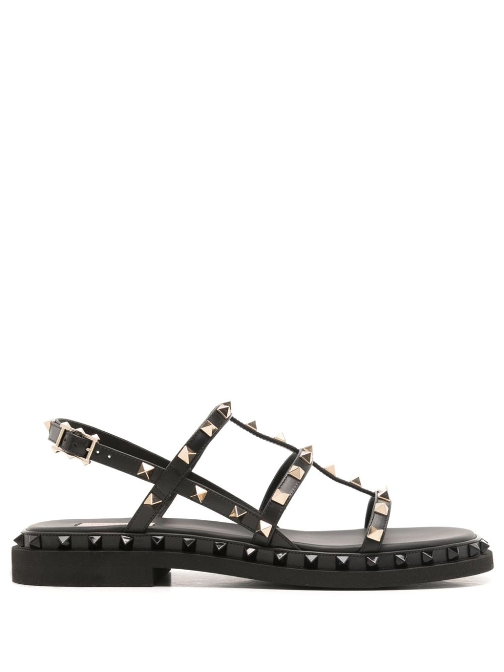 Rockstud 35mm leather sandals - 1