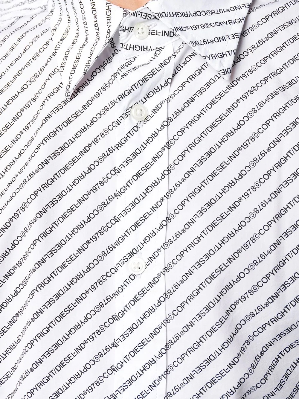 S-Penn-Copy logo print shirt - 5