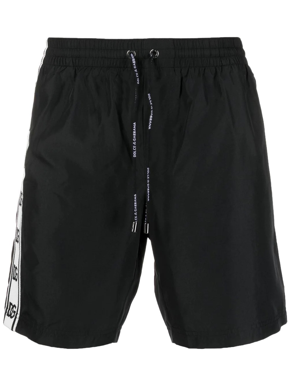 DG logo mid-length swim shorts - 1