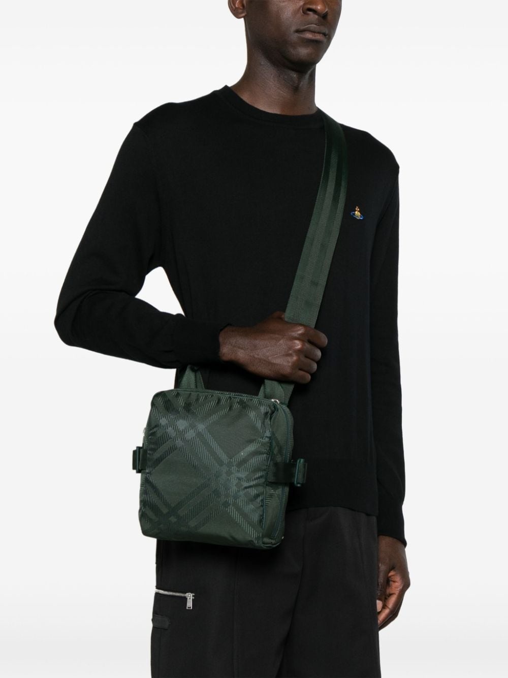 Vintage Check-jacquard shoulder bag - 2
