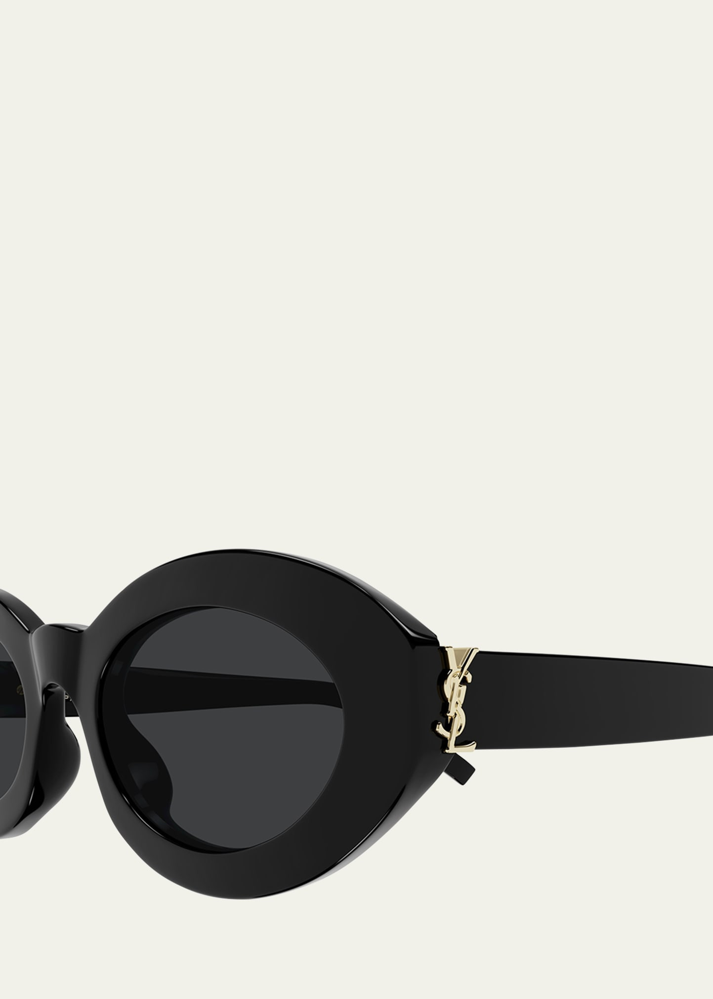 YSL Acetate Oval Sunglasses - 3
