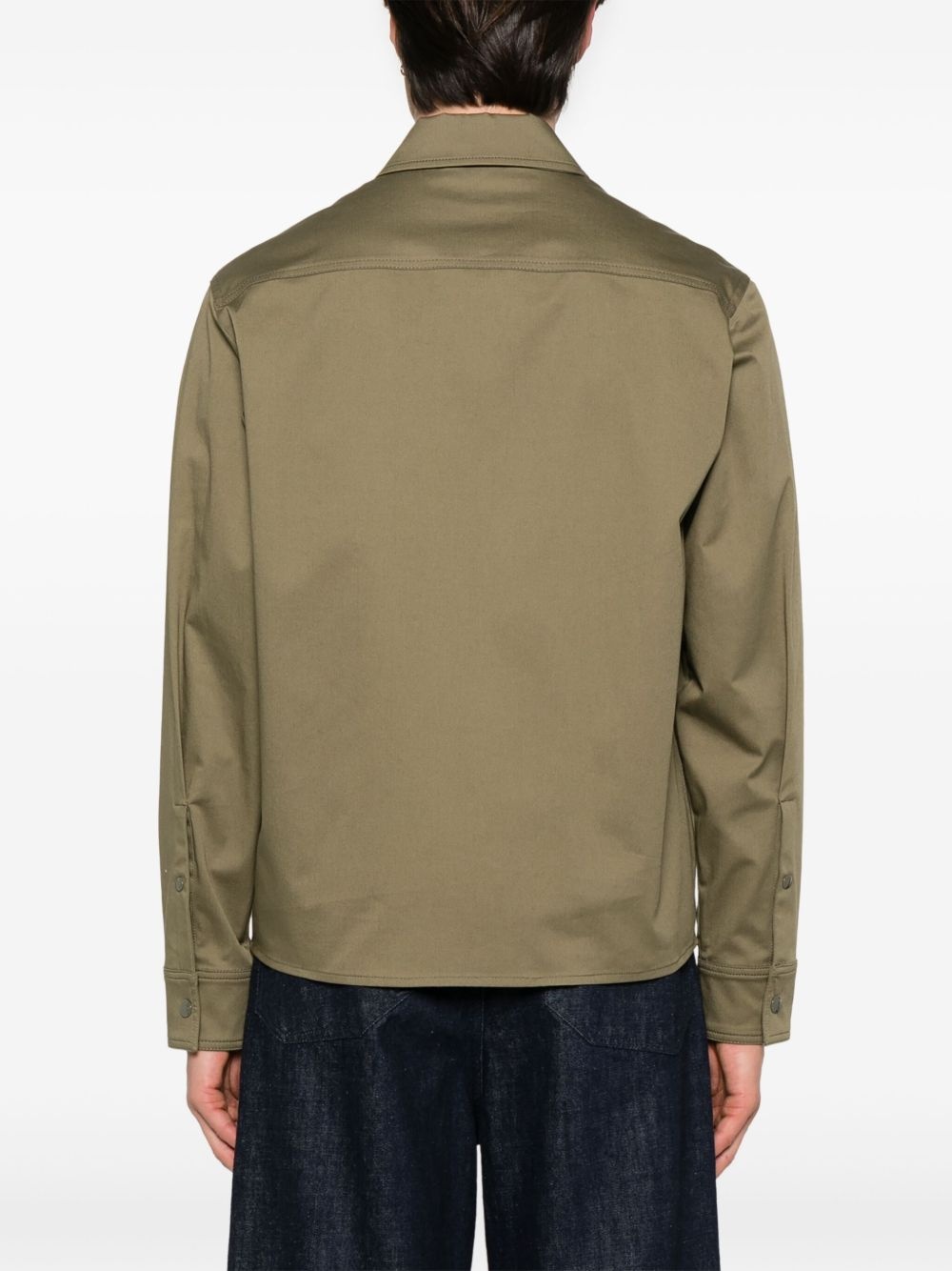 zip-up shirt jacket - 4