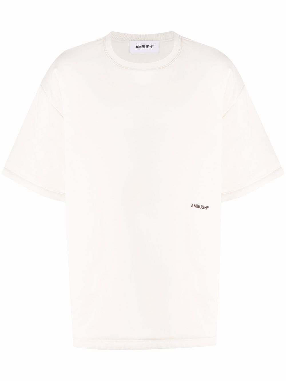 embroidered logo cotton T-shirt - 1