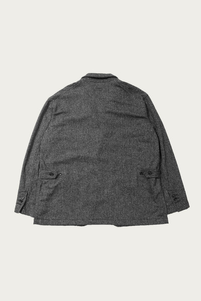 Engineered Garments Loiter Jacket - Grey Poly/Wool Herringbone outlook