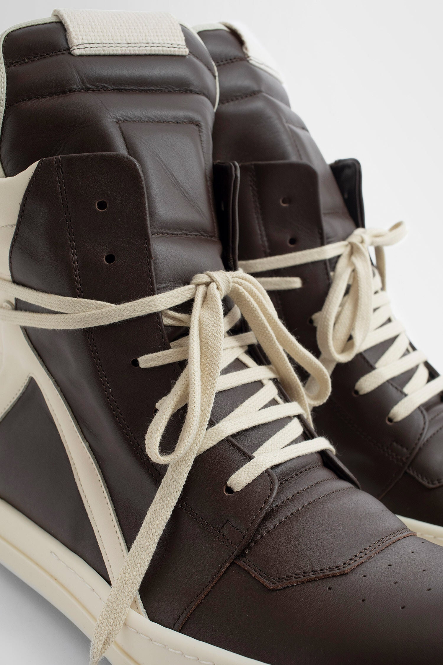 RICK OWENS MAN BROWN SNEAKERS - 6