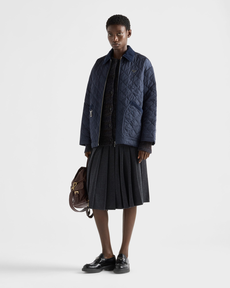 Prada Pleated jersey skirt outlook