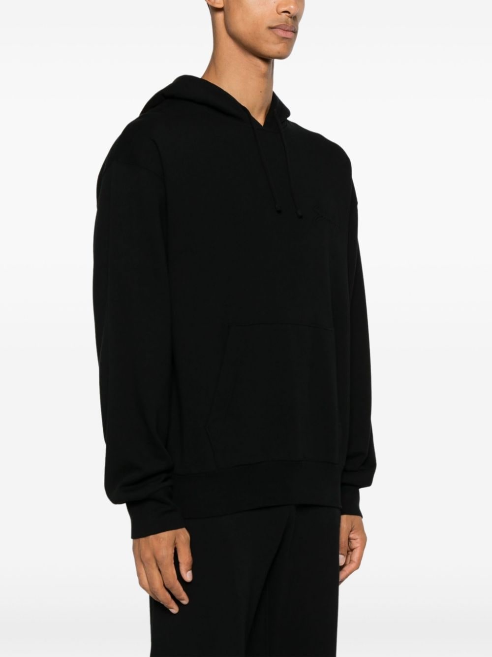 logo-embossed hoodie - 3