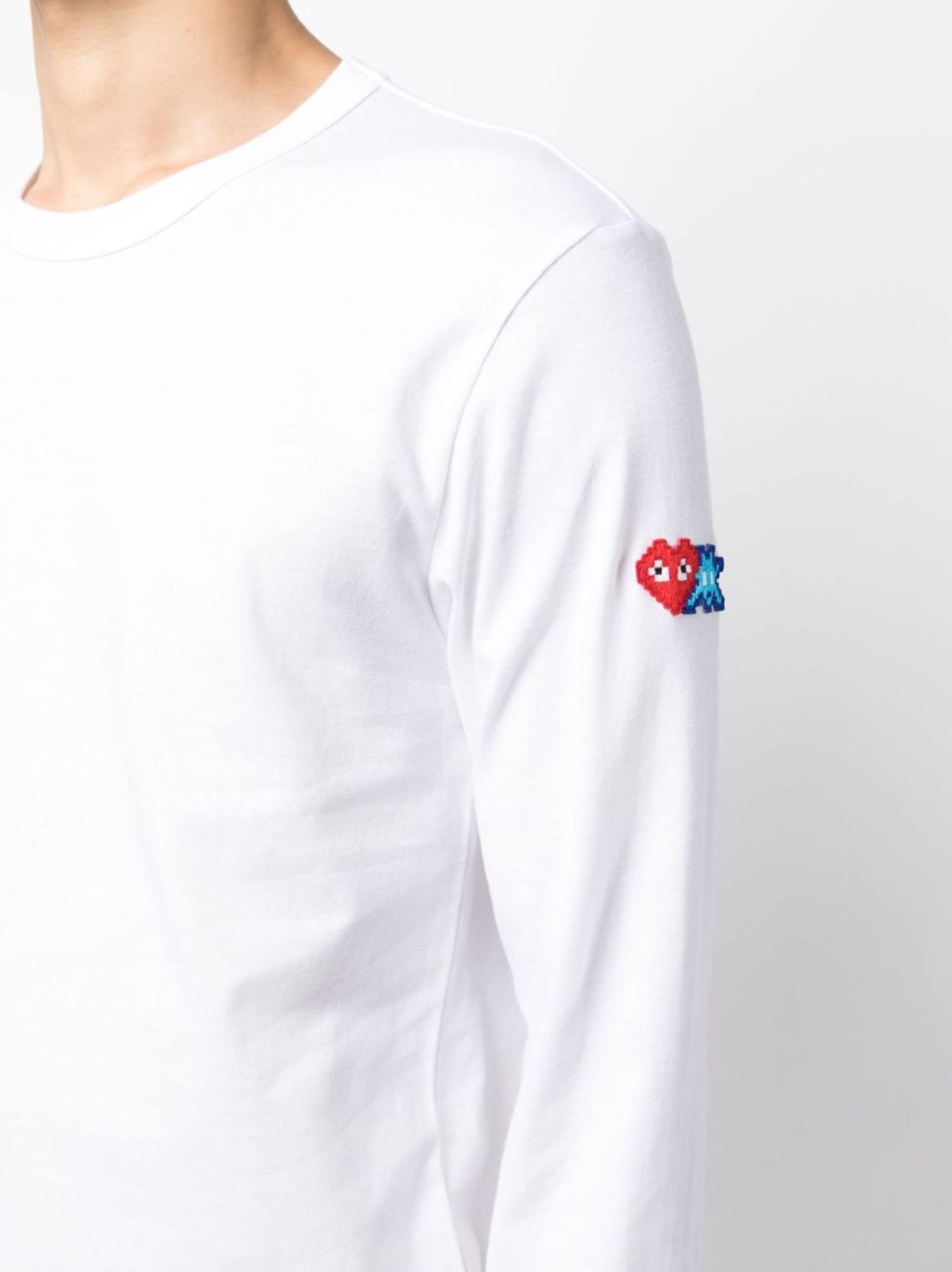 x the Artist Invader pixelated-appliqué T-shirt - 5