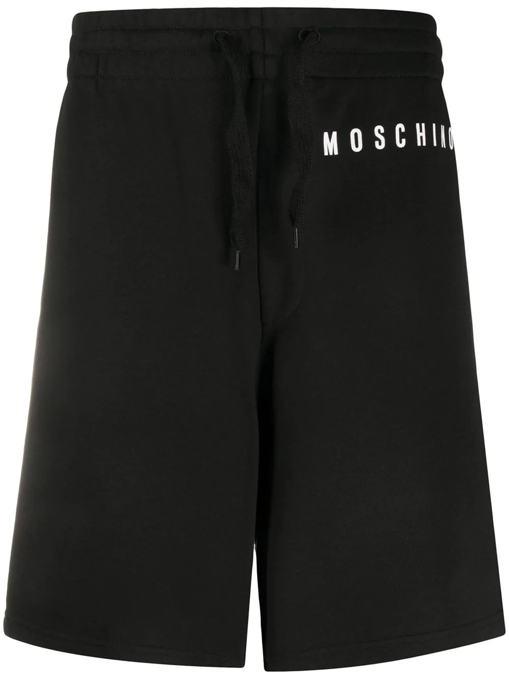 logo print track shorts - 1