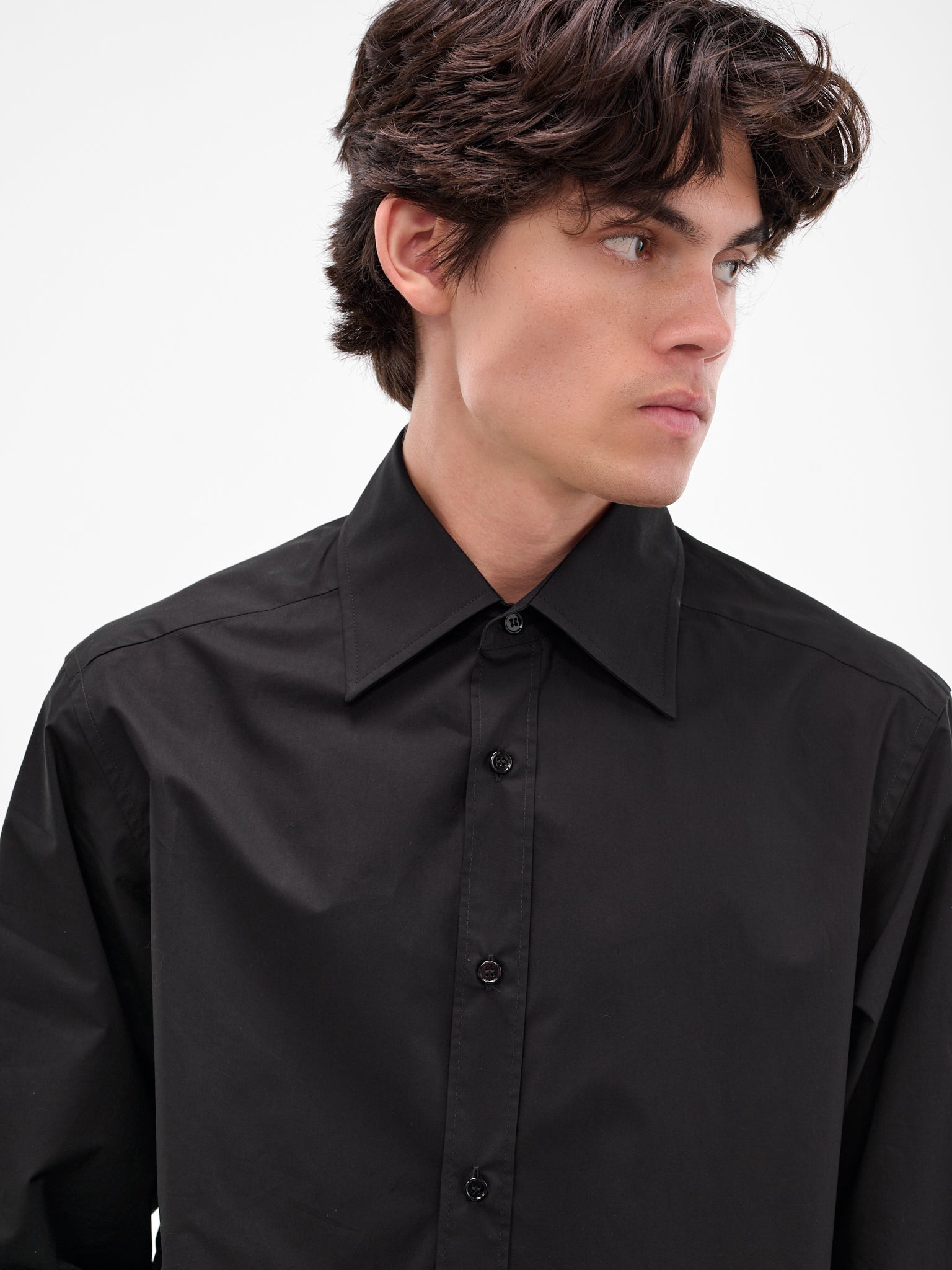 Black Classic Dress Shirt - 5