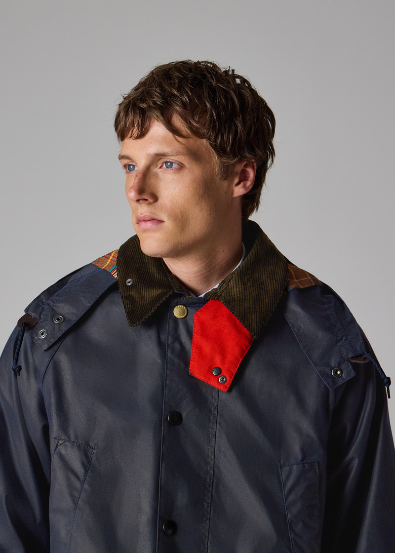 Paul Smith loves Barbour - Night Sky Waxed Hood 12