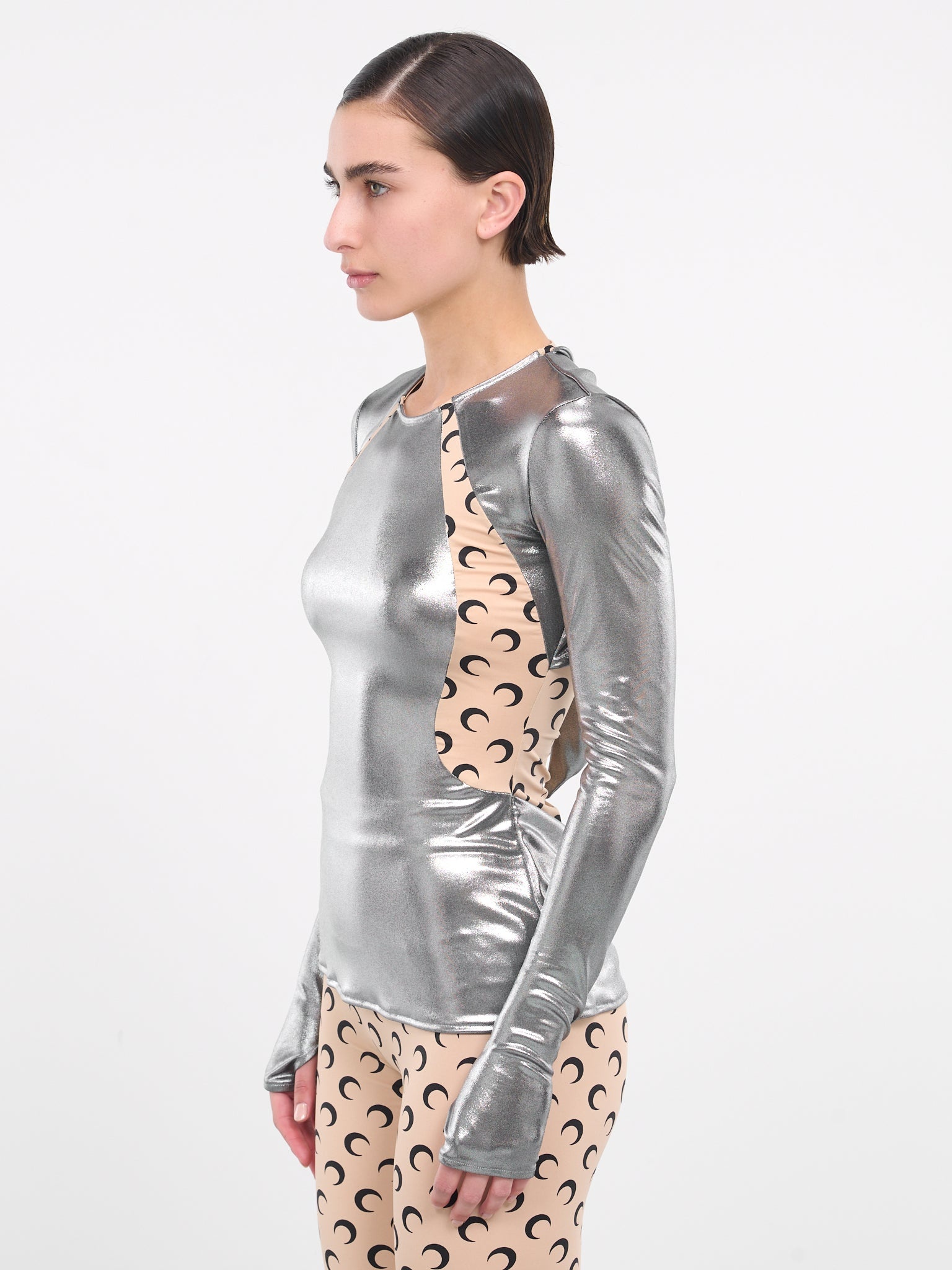 Draped Regenerated Jersey Top - 2