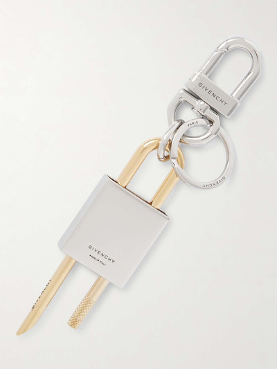 Givenchy Gold and Silver-Tone Keyring outlook