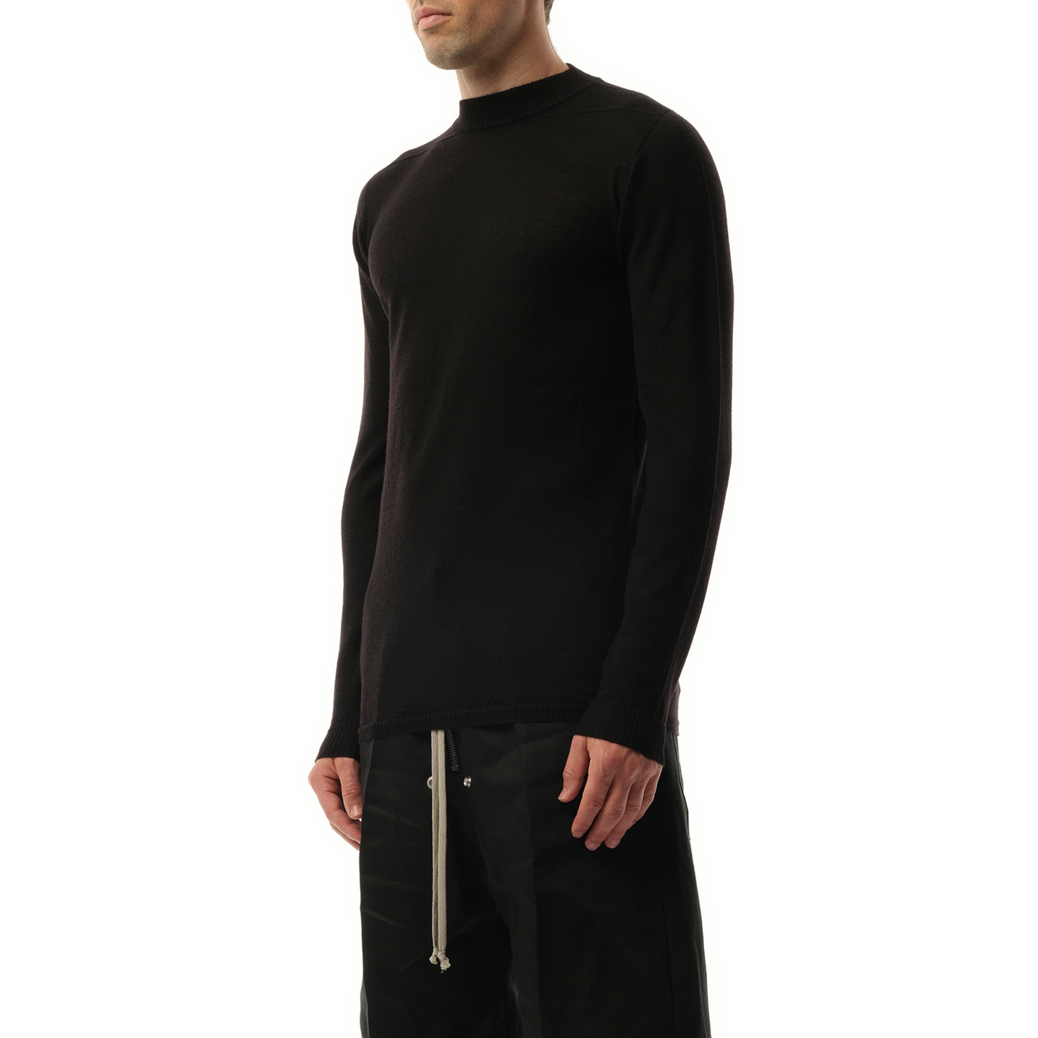 Level Lupetto Sweater in Black - 5