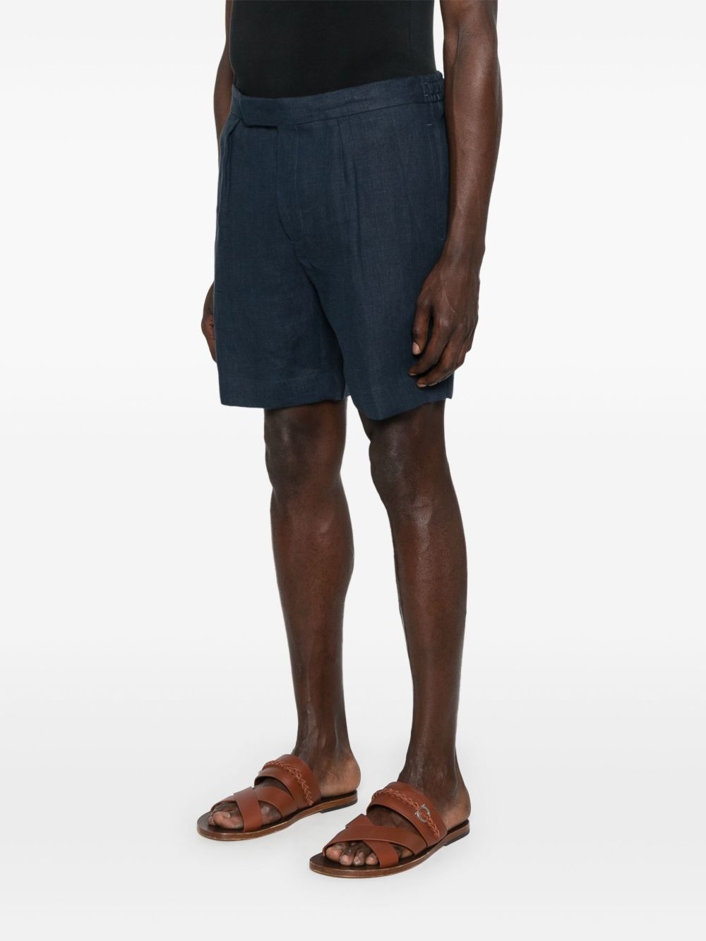 linen shorts - 3