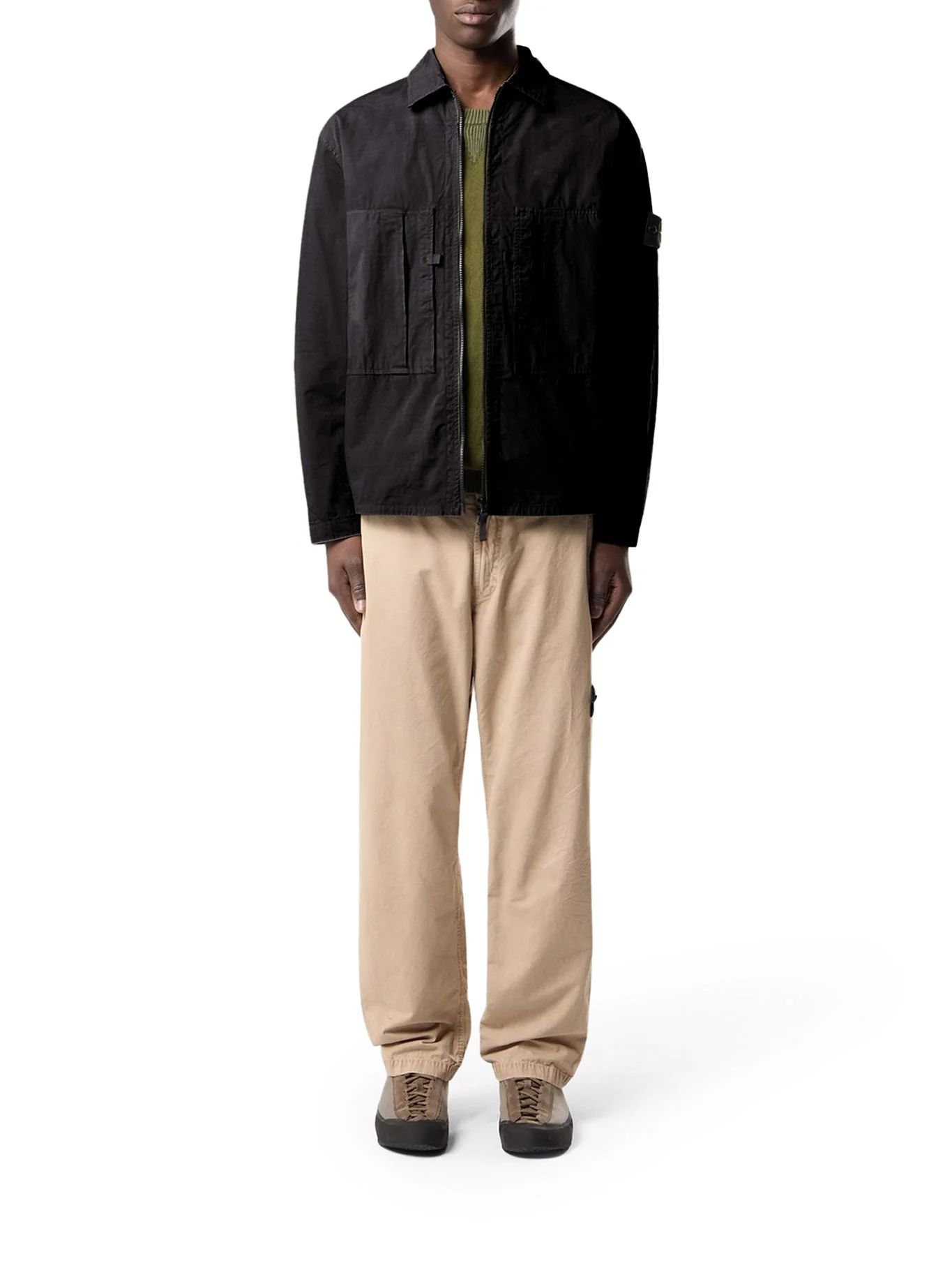 OVERSHIRT IN MERCERIZED ORGANIC COTTON RIPSTOP - 1